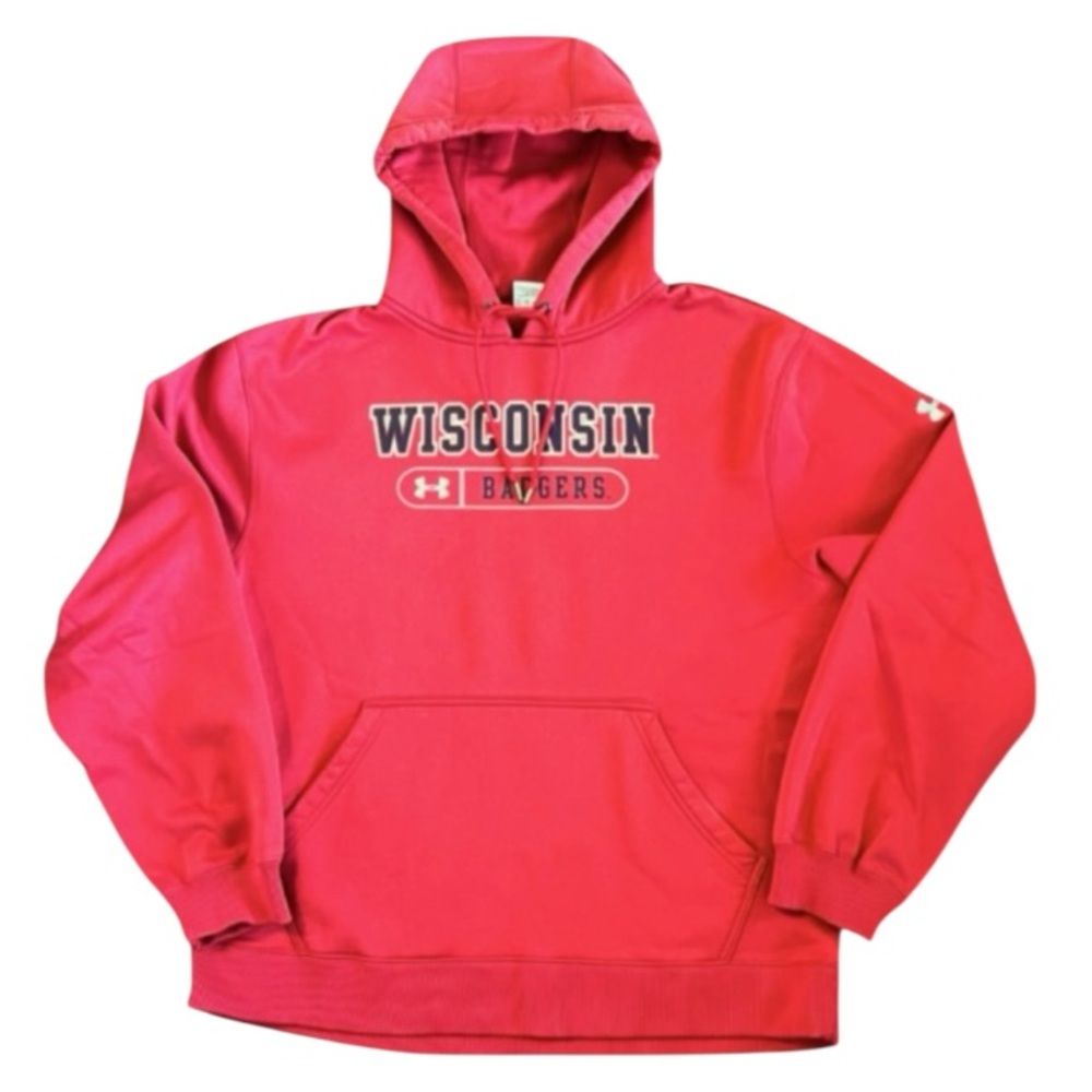 Under Armour Red Wisconsin Badgers Hoodie